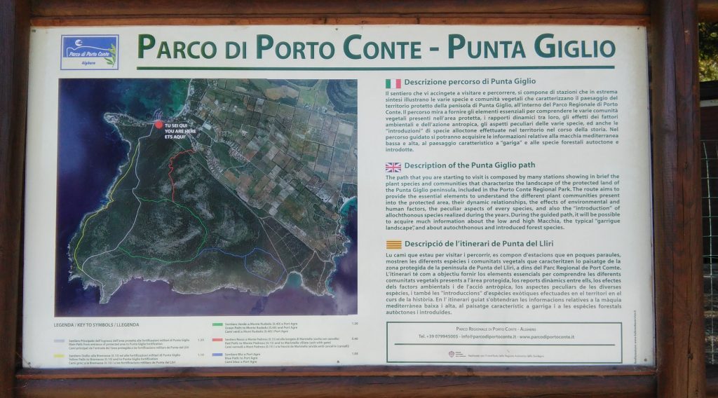 I 5 percorsi di Punta Giglio