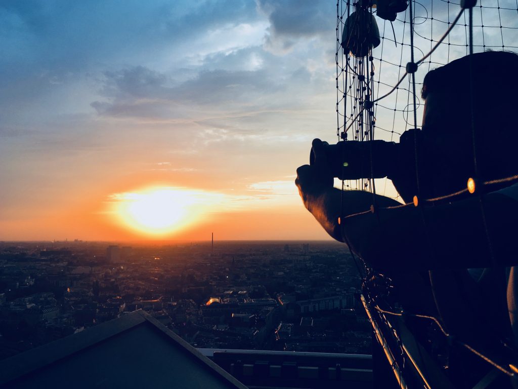 Il Tramonto visto dal Park Inn Hotel