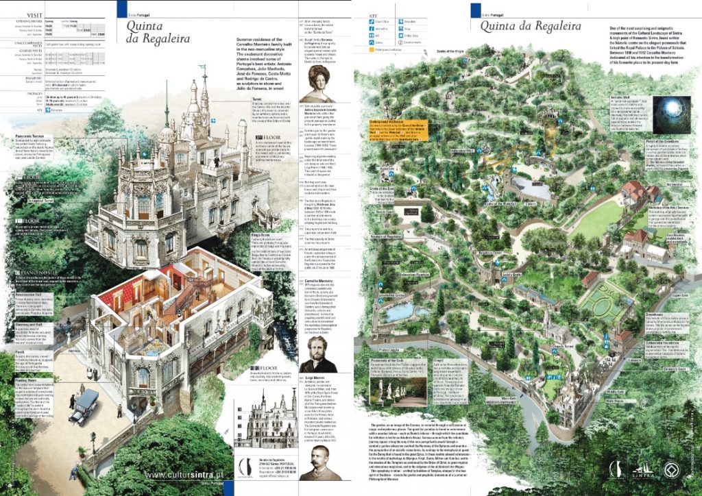 Quinta da Regaleira mappa
